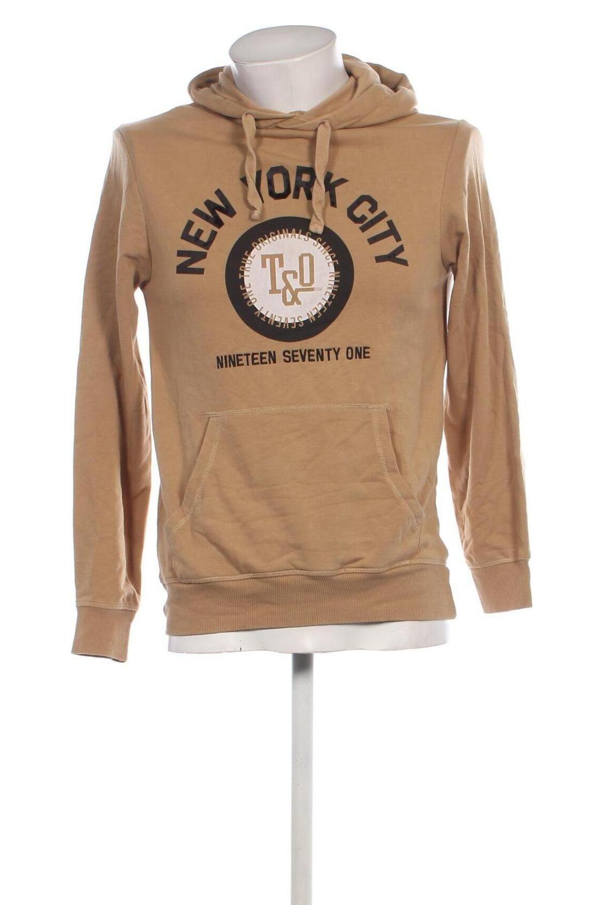 Herren Sweatshirt C&A, Größe S, Farbe Beige, Preis € 11,49