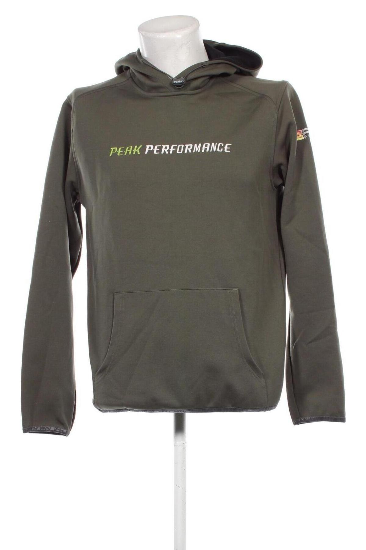 Férfi sweatshirt Peak Performance, Méret S, Szín Zöld, Ár 17 799 Ft