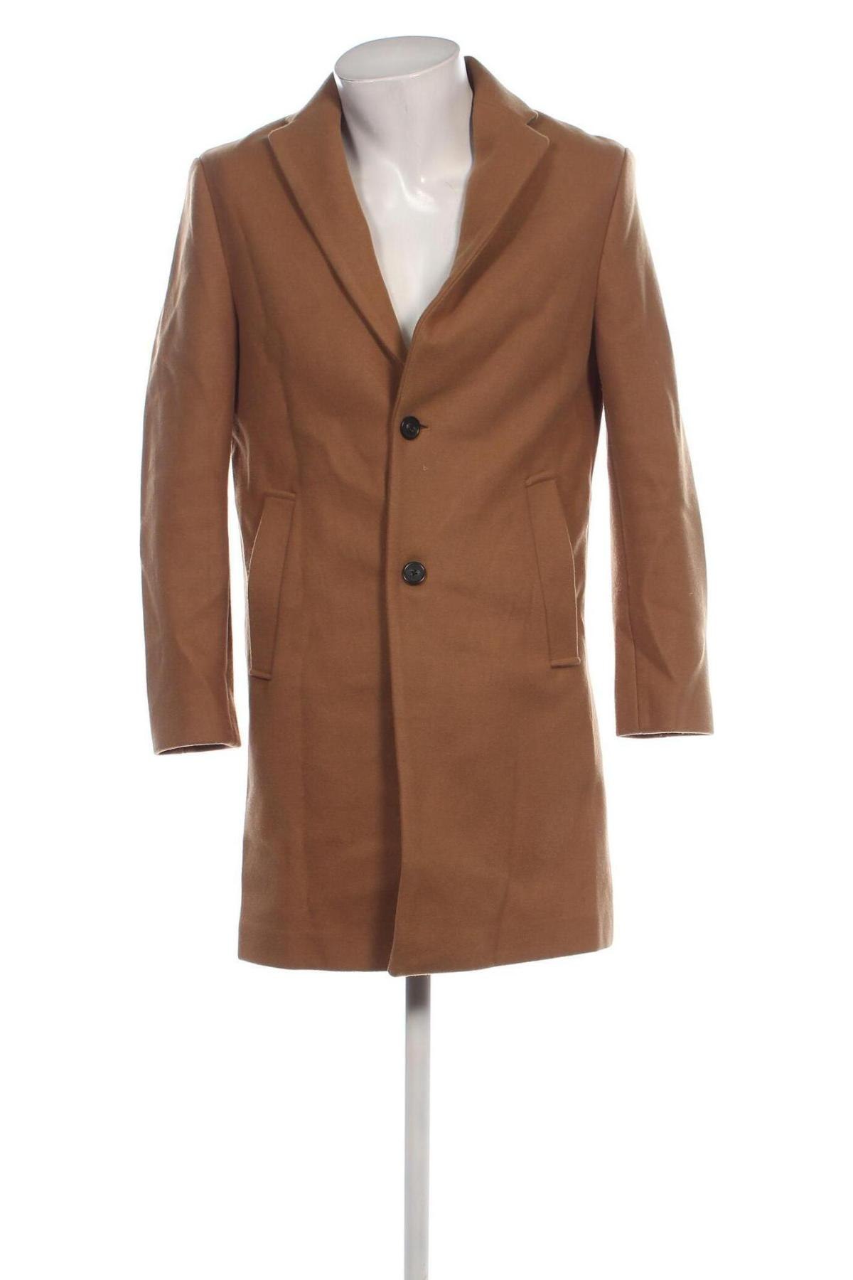 Herrenmantel Zara, Größe S, Farbe Beige, Preis € 16,99