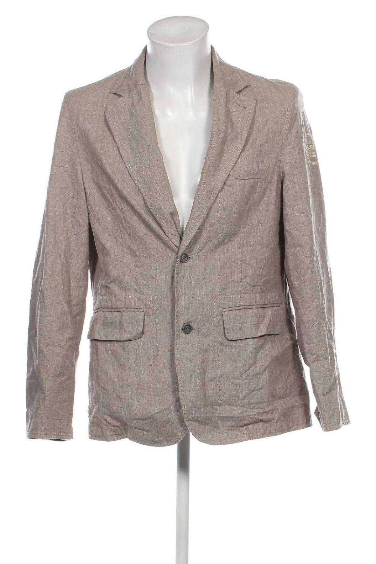 Herren Sakko No Excess, Größe L, Farbe Beige, Preis € 9,99