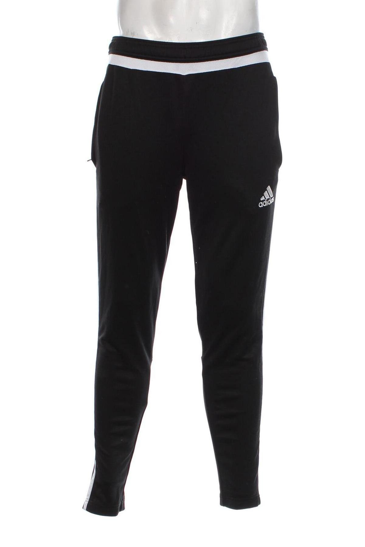 Pantaloni trening de bărbați Adidas, Mărime M, Culoare Negru, Preț 157,99 Lei