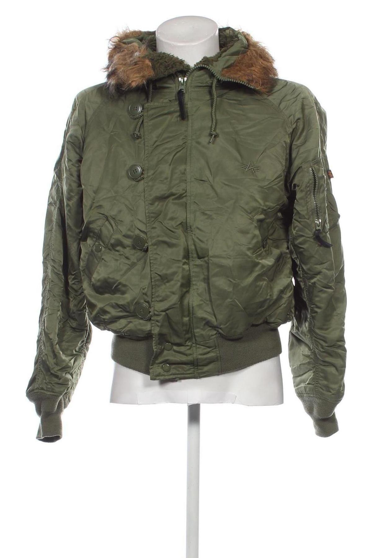 Herrenjacke Alpha Industries, Größe S, Farbe Grün, Preis € 52,99