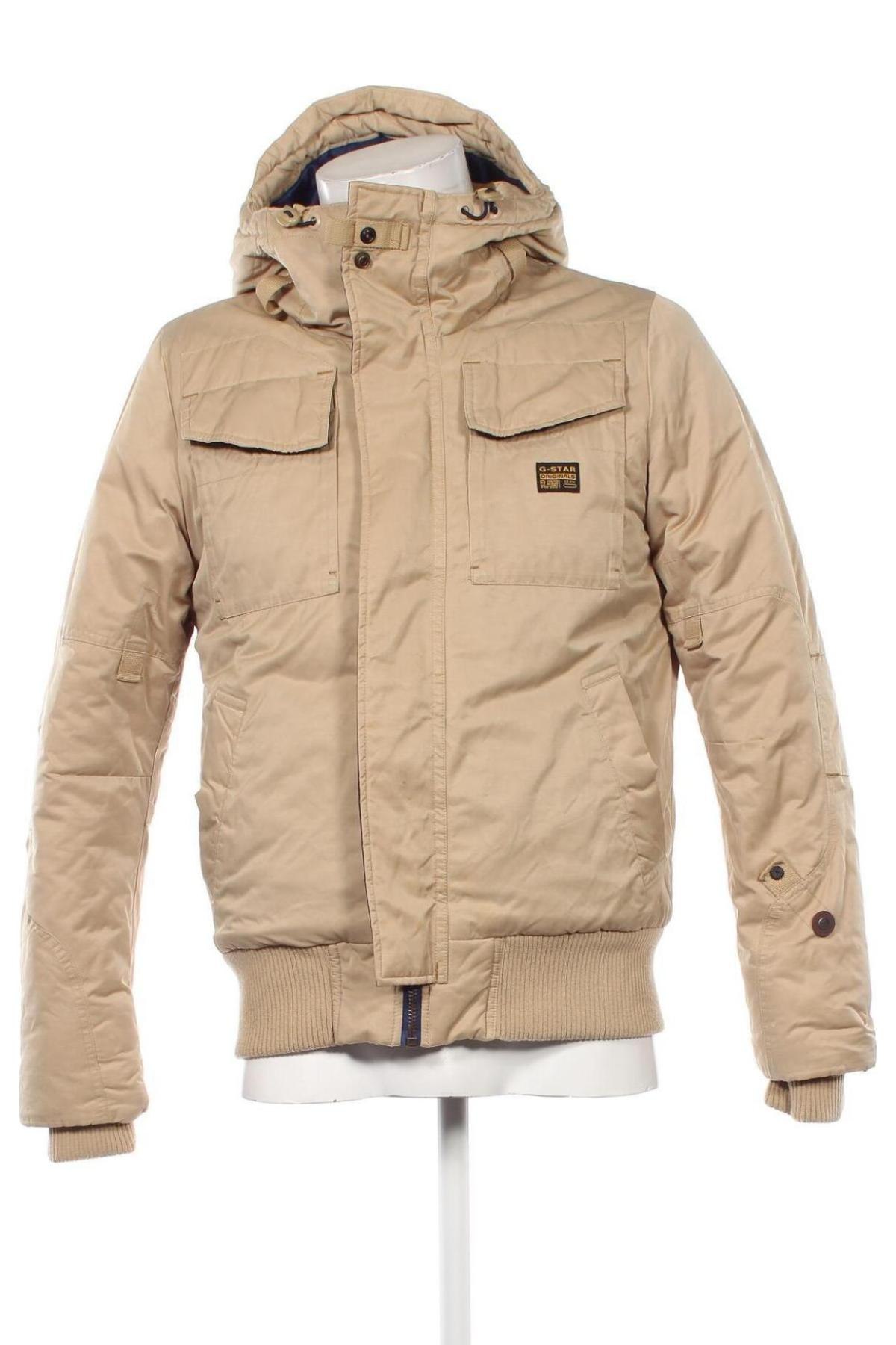 Herrenjacke G-Star Raw, Größe M, Farbe Beige, Preis 91,05 €