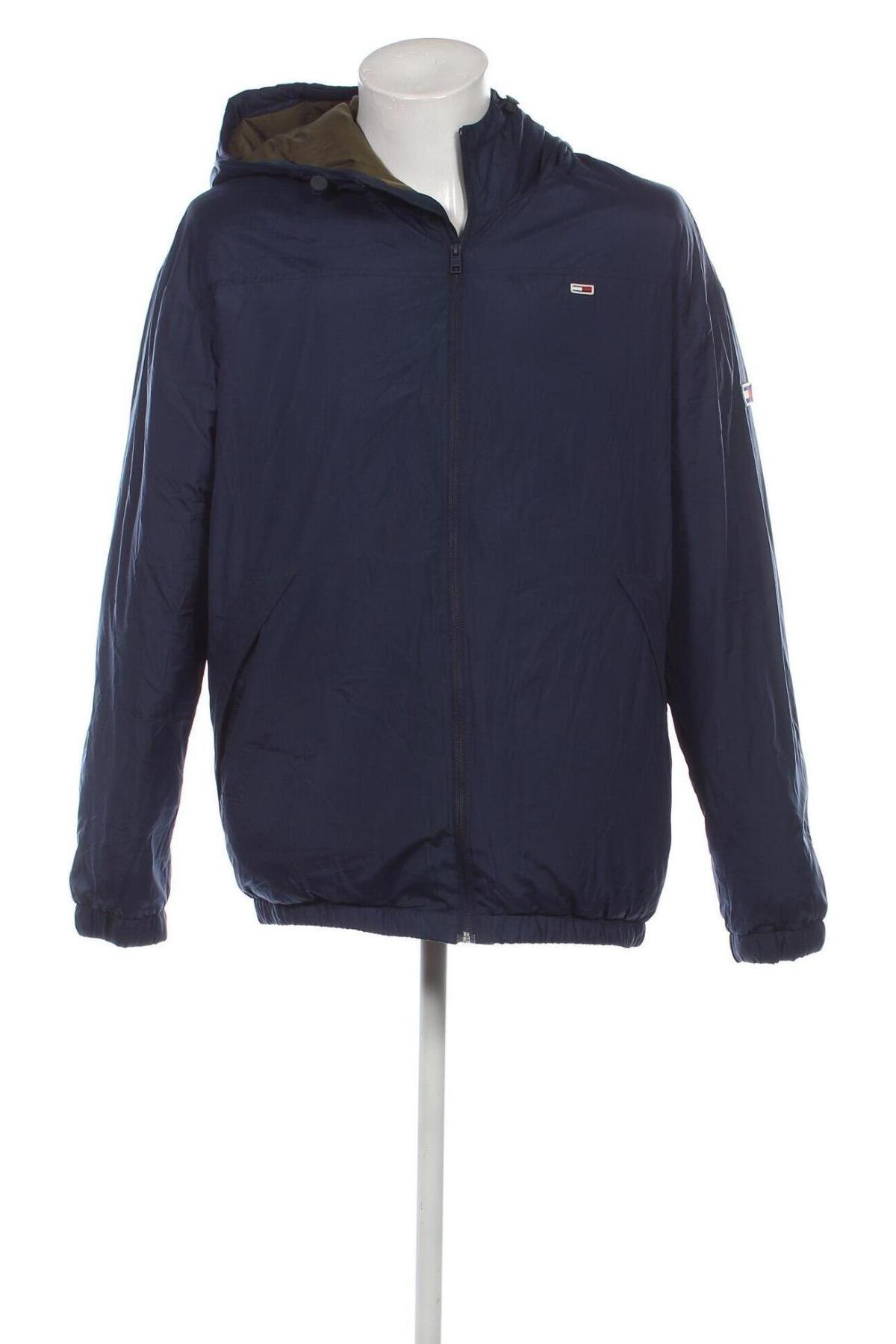 Herrenjacke Tommy Jeans, Größe L, Farbe Blau, Preis 77,99 €