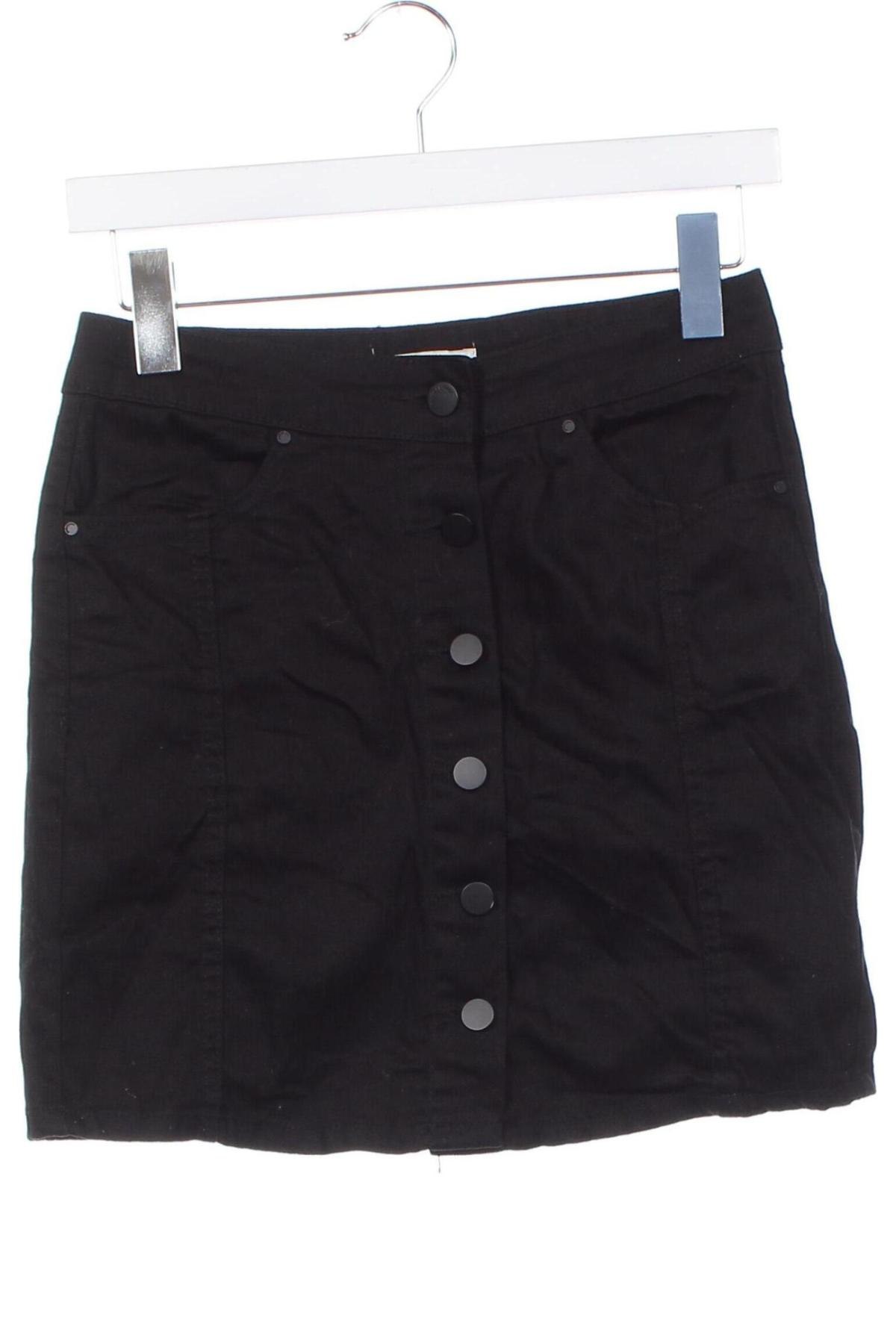 Fustă Gina Tricot, Mărime XS, Culoare Negru, Preț 35,99 Lei