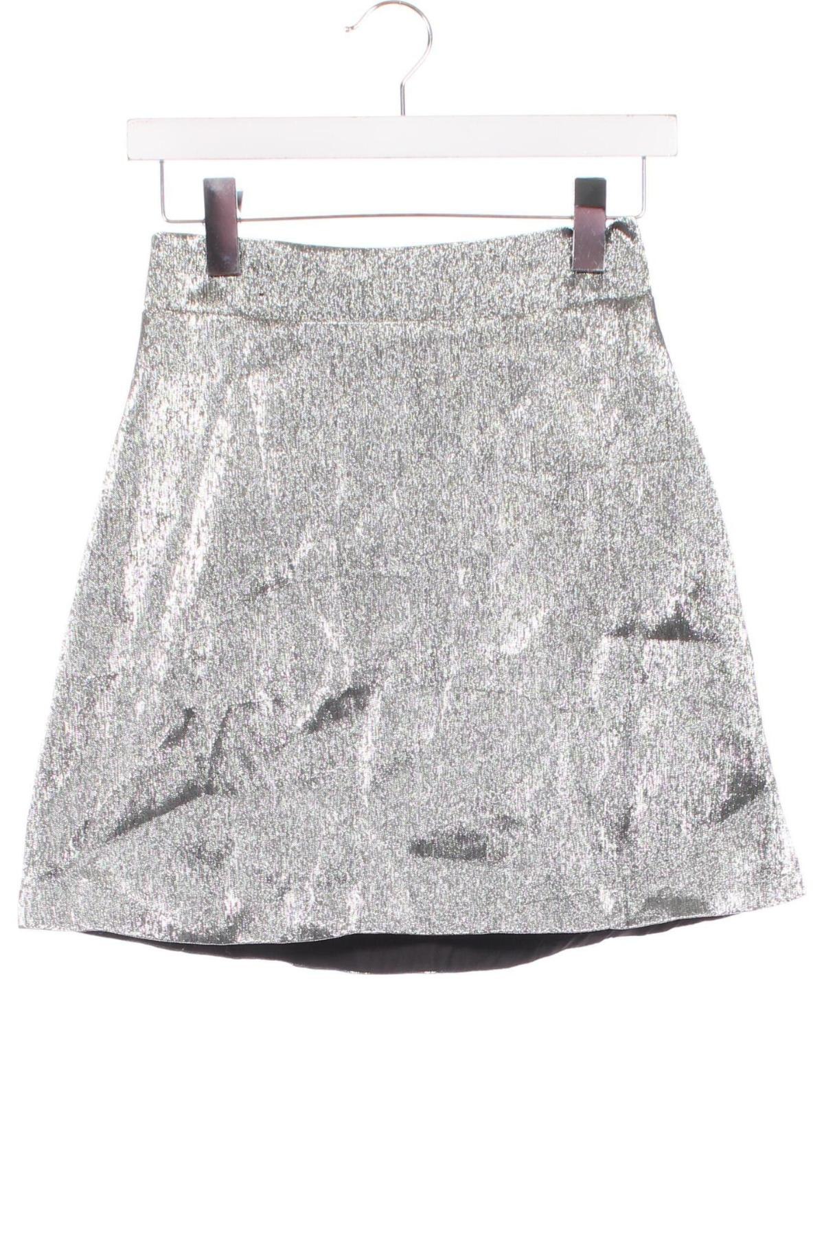 Rock H&M, Größe XS, Farbe Silber, Preis 6,49 €