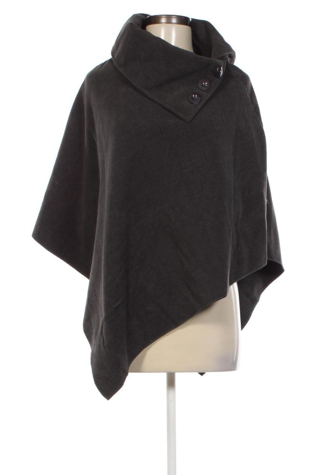 Poncho, Größe S, Farbe Grau, Preis 12,99 €