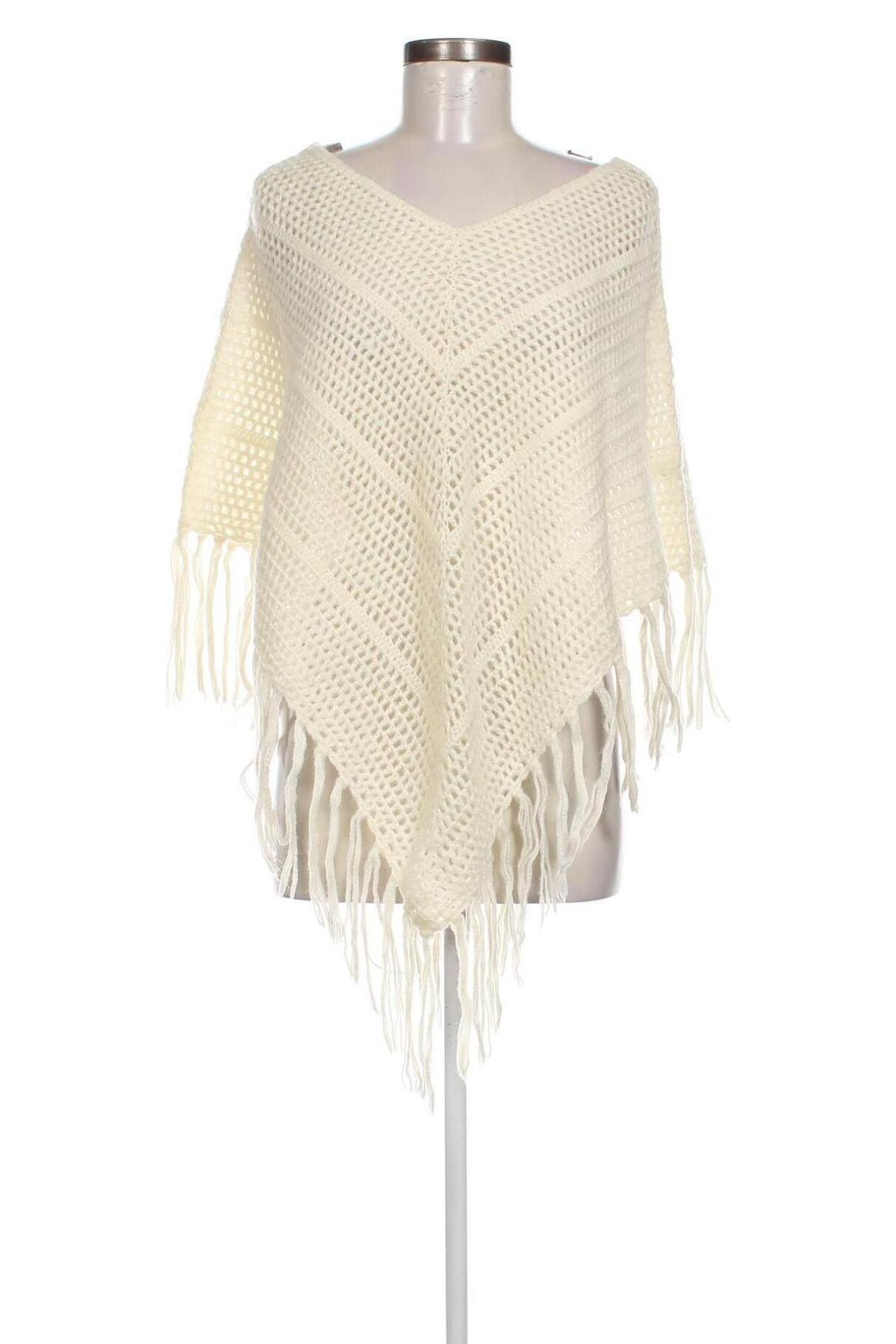 Poncho Arizona, Größe M, Farbe Ecru, Preis 9,49 €