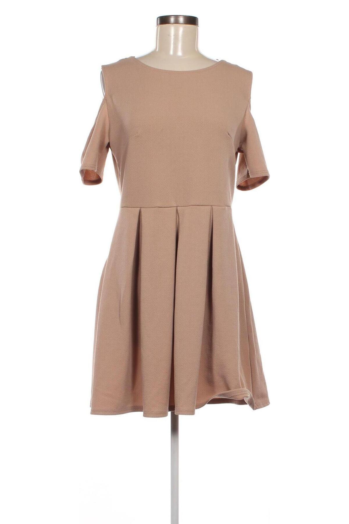 Kleid Boohoo, Größe XL, Farbe Beige, Preis 8,49 €