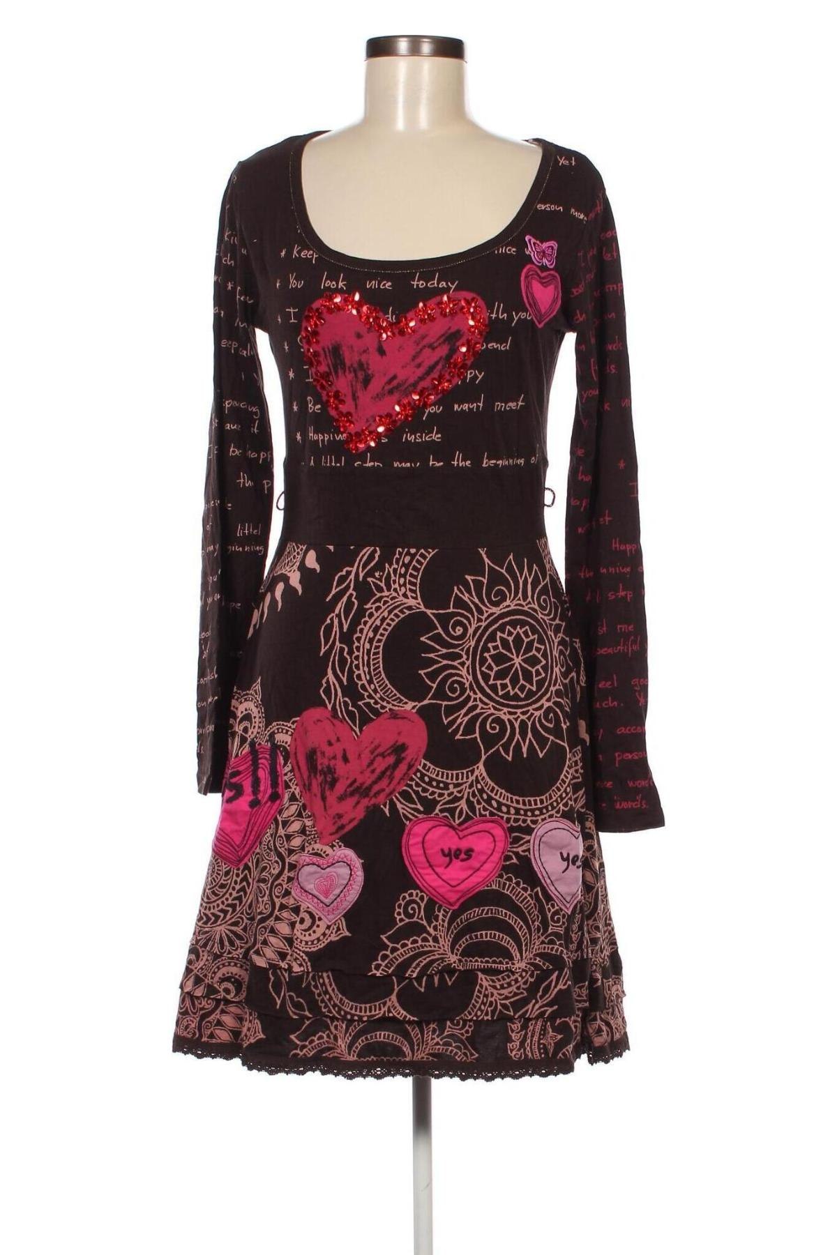 Kleid Desigual, Größe L, Farbe Mehrfarbig, Preis 72,99 €