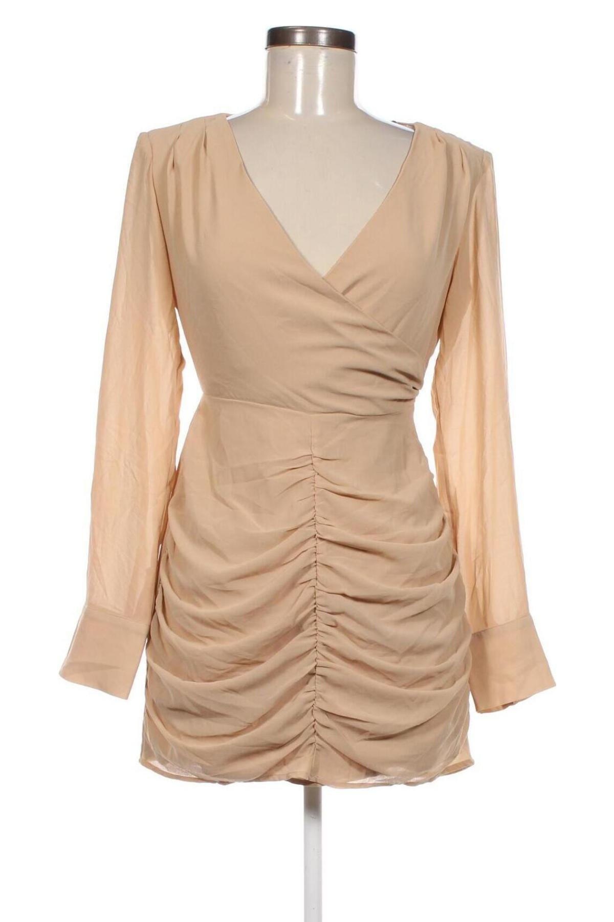 Kleid NA-KD, Größe S, Farbe Beige, Preis € 6,49