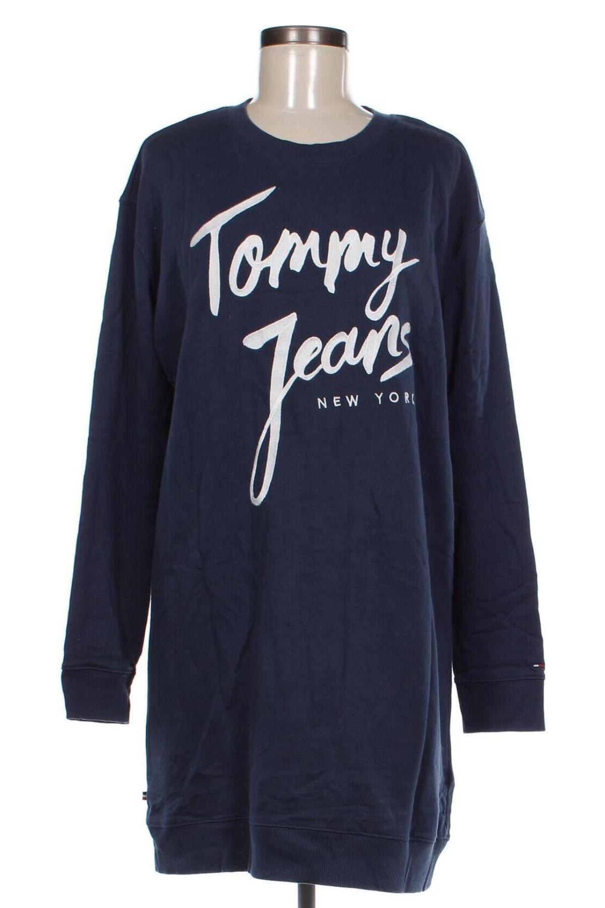 Рокля Tommy Jeans, Размер L, Цвят Син, Цена 68,49 лв.