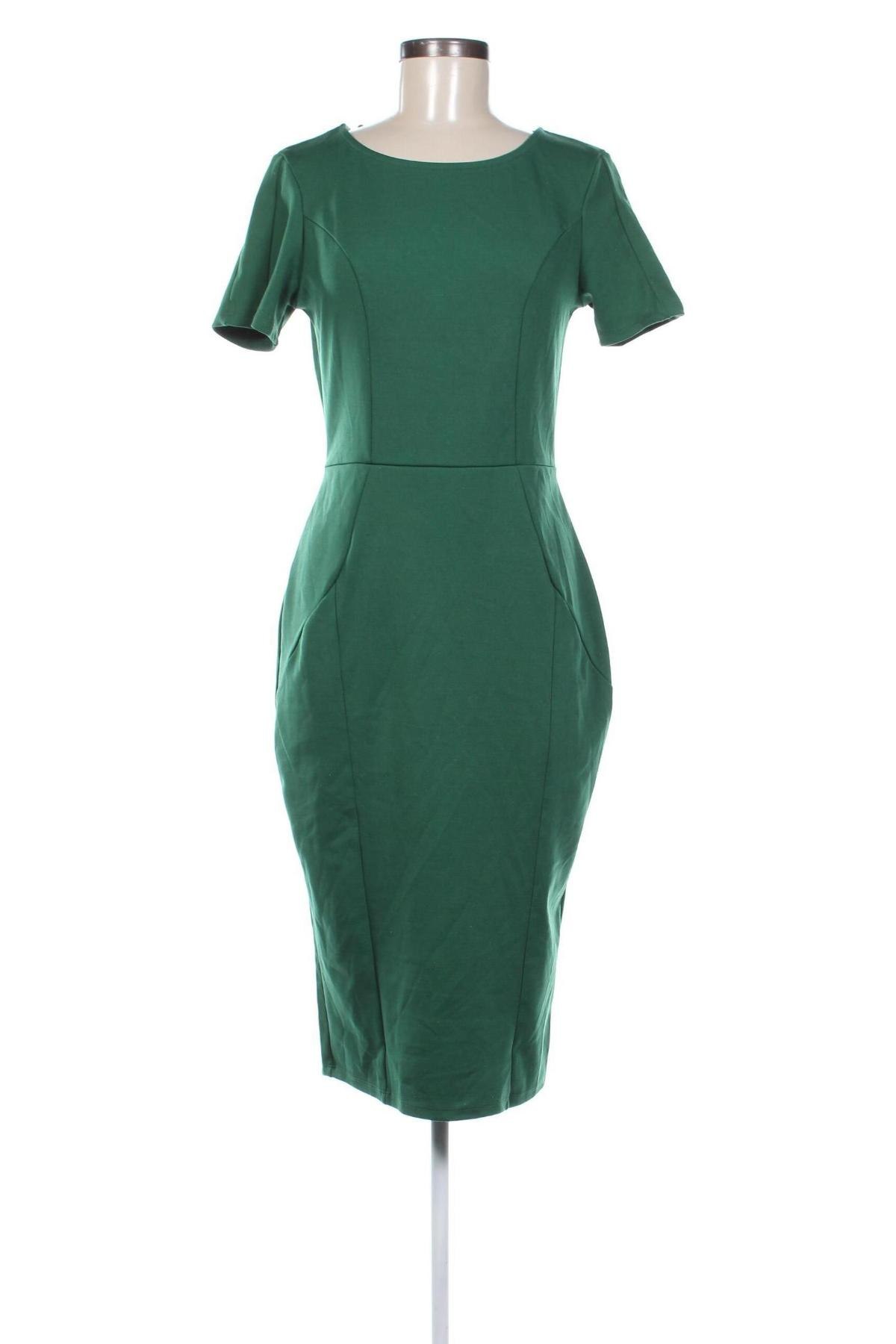 Kleid Unique Vintage, Größe L, Farbe Grün, Preis 25,49 €