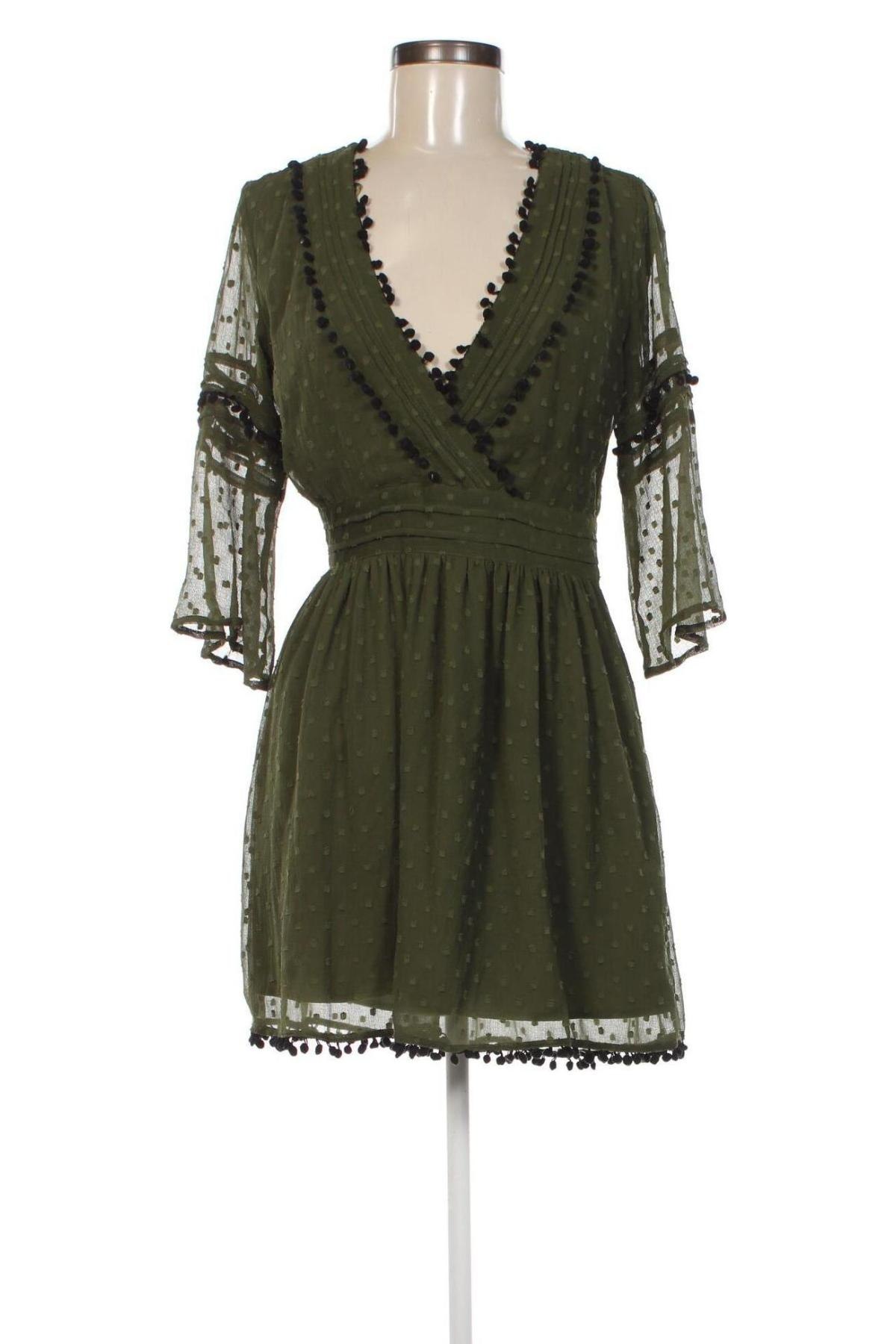 Rochie Zara, Mărime M, Culoare Verde, Preț 31,99 Lei