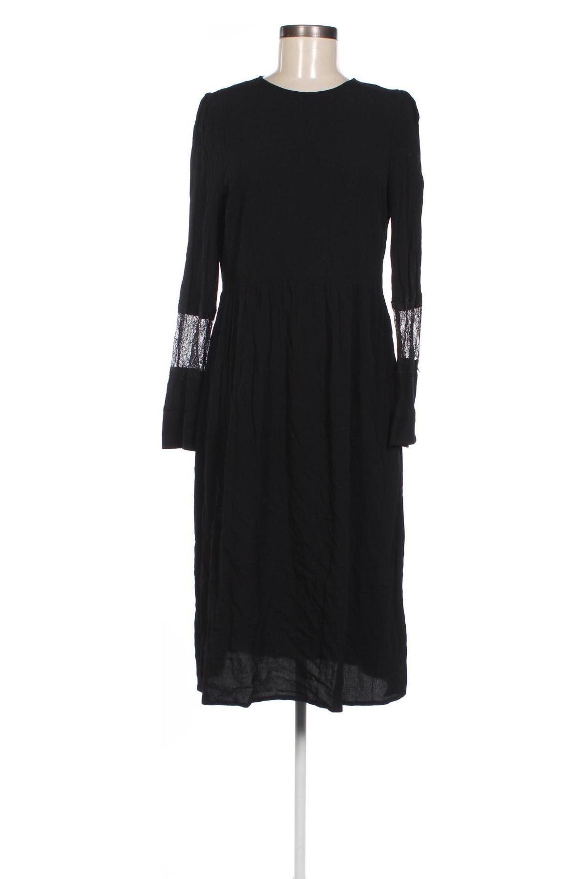 Kleid Zara, Größe L, Farbe Schwarz, Preis 23,99 €