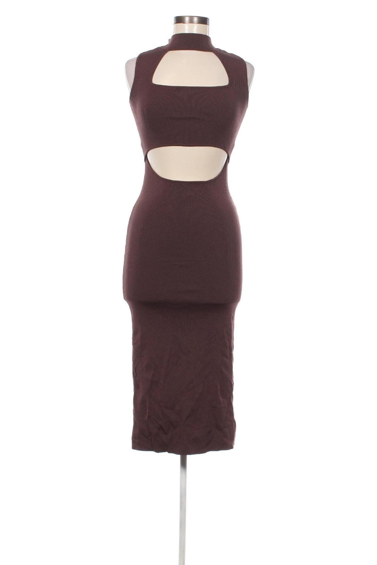 Kleid Zara, Größe S, Farbe Braun, Preis 23,99 €