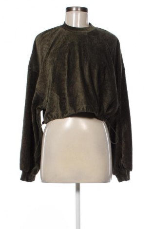 Γυναικεία μπλούζα Bershka, Μέγεθος S, Χρώμα Πράσινο, Τιμή 7,99 €