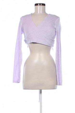 Bluzka damska Bershka, Rozmiar M, Kolor Fioletowy, Cena 35,99 zł