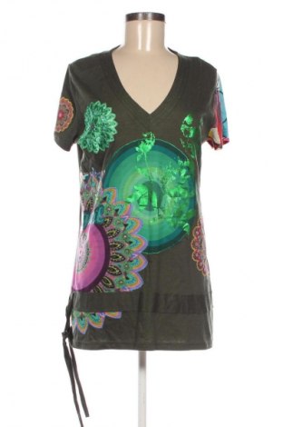 Bluză de femei Desigual, Mărime L, Culoare Verde, Preț 263,99 Lei