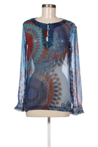 Дамска блуза Desigual, Размер XS, Цвят Многоцветен, Цена 39,99 лв.