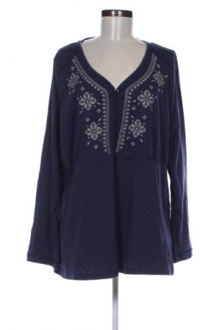 Γυναικεία μπλούζα Generous By Lindex, Μέγεθος XXL, Χρώμα Μπλέ, Τιμή 9,72 €