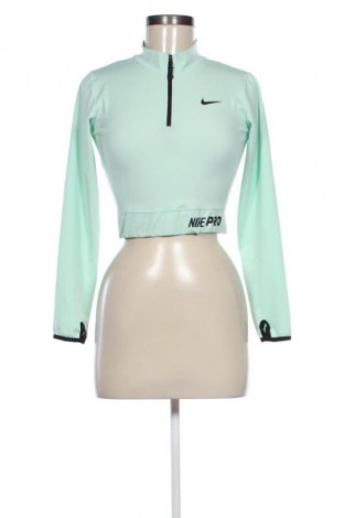 Дамска блуза Nike, Размер S, Цвят Зелен, Цена 47,99 лв.