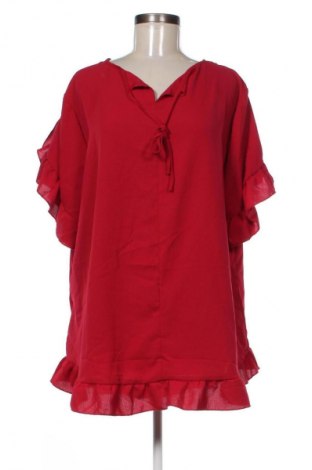Dámská halenka SHEIN, Velikost 3XL, Barva Červená, Cena  241,00 Kč