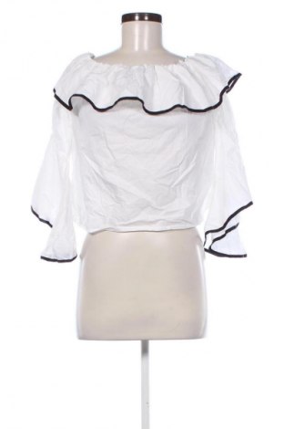 Damen Shirt Zara, Größe M, Farbe Weiß, Preis 16,99 €
