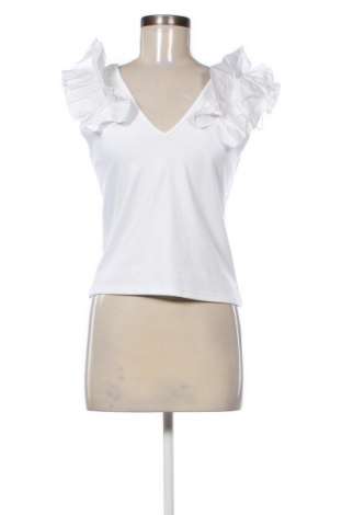 Damen Shirt Zara Trafaluc, Größe M, Farbe Weiß, Preis 10,30 €