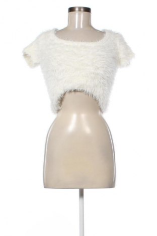 Damen Strickjacke Bershka, Größe S, Farbe Weiß, Preis € 13,99