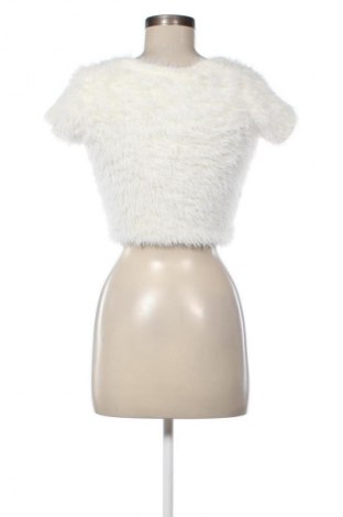 Damen Strickjacke Bershka, Größe S, Farbe Weiß, Preis € 13,99