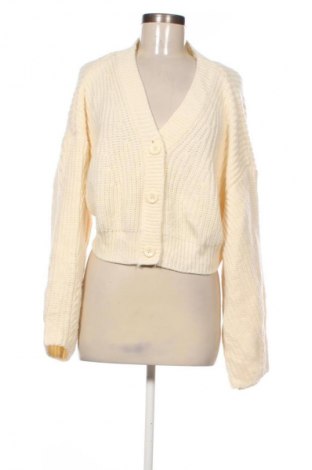 Damen Strickjacke Weekday, Größe XS, Farbe Ecru, Preis € 18,99