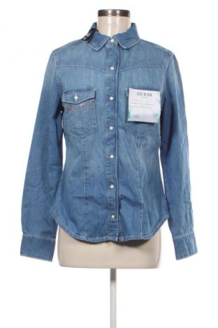 Дамска риза Guess, Размер M, Цвят Син, Цена 157,99 лв.