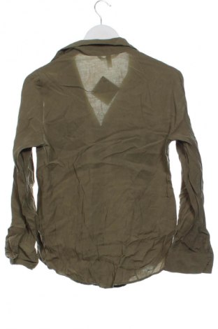 Дамска риза H&M, Размер XS, Цвят Зелен, Цена 14,99 лв.