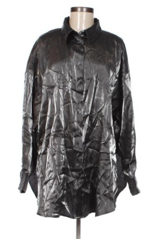 Damska koszula H&M, Rozmiar L, Kolor Srebrzysty, Cena 35,99 zł