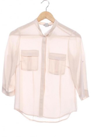 Cămașă de femei H&M, Mărime XS, Culoare Ecru, Preț 65,79 Lei