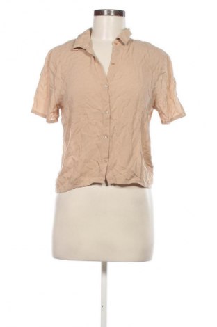 Cămașă de femei Pull&Bear, Mărime S, Culoare Bej, Preț 66,00 Lei