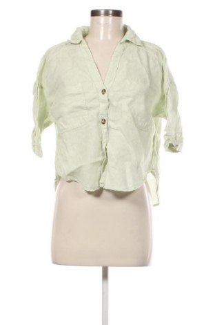 Damenbluse Zara, Größe S, Farbe Grün, Preis 13,81 €