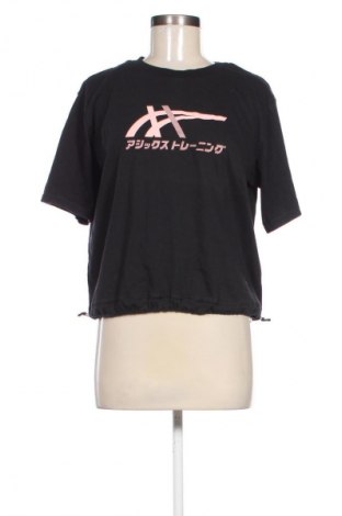 Damen T-Shirt ASICS, Größe M, Farbe Schwarz, Preis 13,81 €