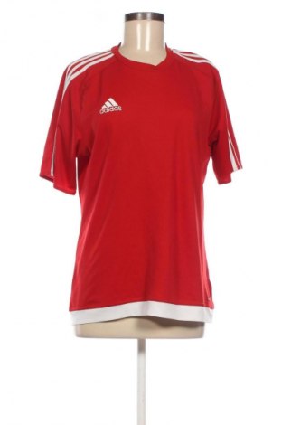 Γυναικείο t-shirt Adidas, Μέγεθος M, Χρώμα Κόκκινο, Τιμή 31,99 €