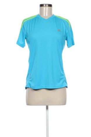 Γυναικείο t-shirt Adidas, Μέγεθος M, Χρώμα Μπλέ, Τιμή 16,99 €