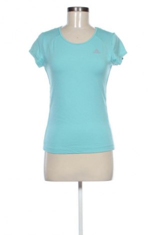 Γυναικείο t-shirt Adidas, Μέγεθος M, Χρώμα Μπλέ, Τιμή 17,99 €