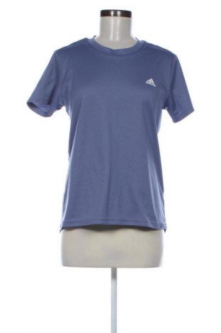 Γυναικείο t-shirt Adidas, Μέγεθος M, Χρώμα Μπλέ, Τιμή 13,80 €