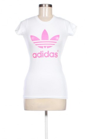 Γυναικείο t-shirt Adidas, Μέγεθος M, Χρώμα Λευκό, Τιμή 12,94 €