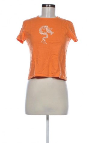 Damen T-Shirt Bershka, Größe M, Farbe Orange, Preis 8,69 €