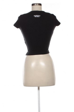 Női póló Bershka, Méret S, Szín Fekete, Ár 4 019 Ft
