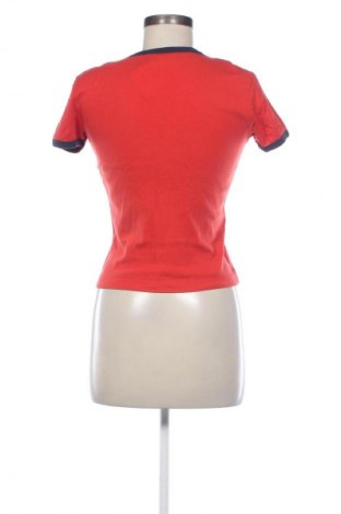 Tricou de femei Bershka, Mărime M, Culoare Roșu, Preț 45,00 Lei