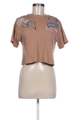 Damen T-Shirt Bershka, Größe XS, Farbe Mehrfarbig, Preis 7,67 €