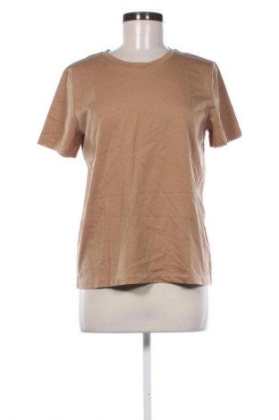Γυναικείο t-shirt Calvin Klein, Μέγεθος L, Χρώμα Καφέ, Τιμή 30,99 €