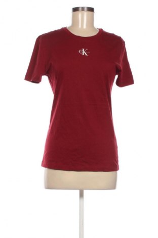 Damen T-Shirt Calvin Klein Jeans, Größe M, Farbe Rot, Preis 33,99 €